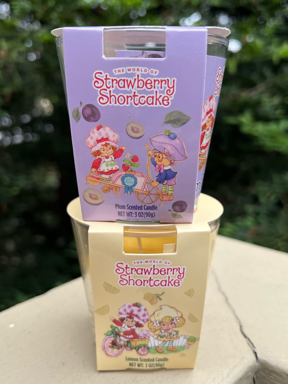 STRAWBERRY SHORTCAKE CANDLE SET 2pcs